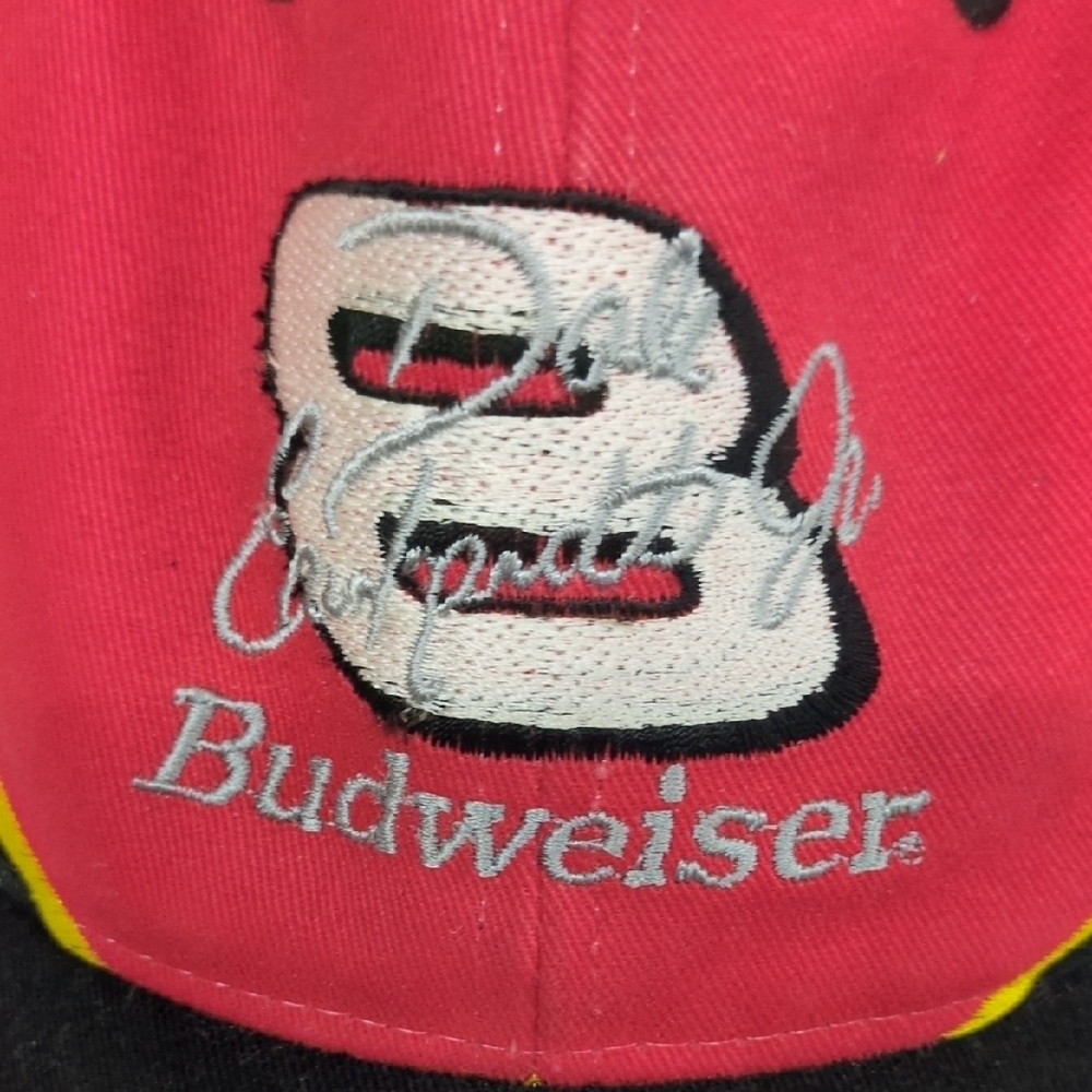 Budweiser Red and Black Cap with Yellow Accents - Picture 5 of 7